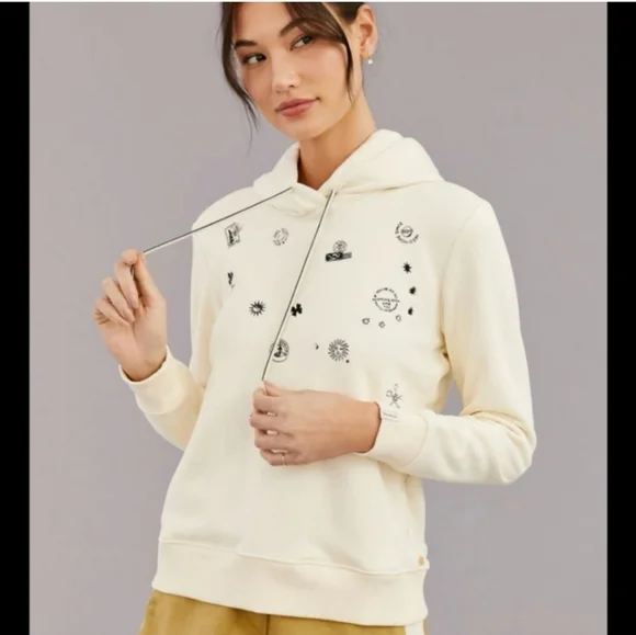 Scotch & Soda Graphic Hooded Sweatshirt Small - Picture 2 of 7